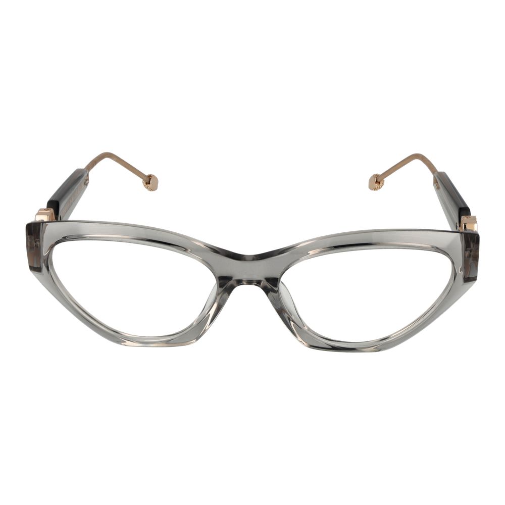 Philipp Plein Women’s Transparent Optical Frames – Cat Eye Design