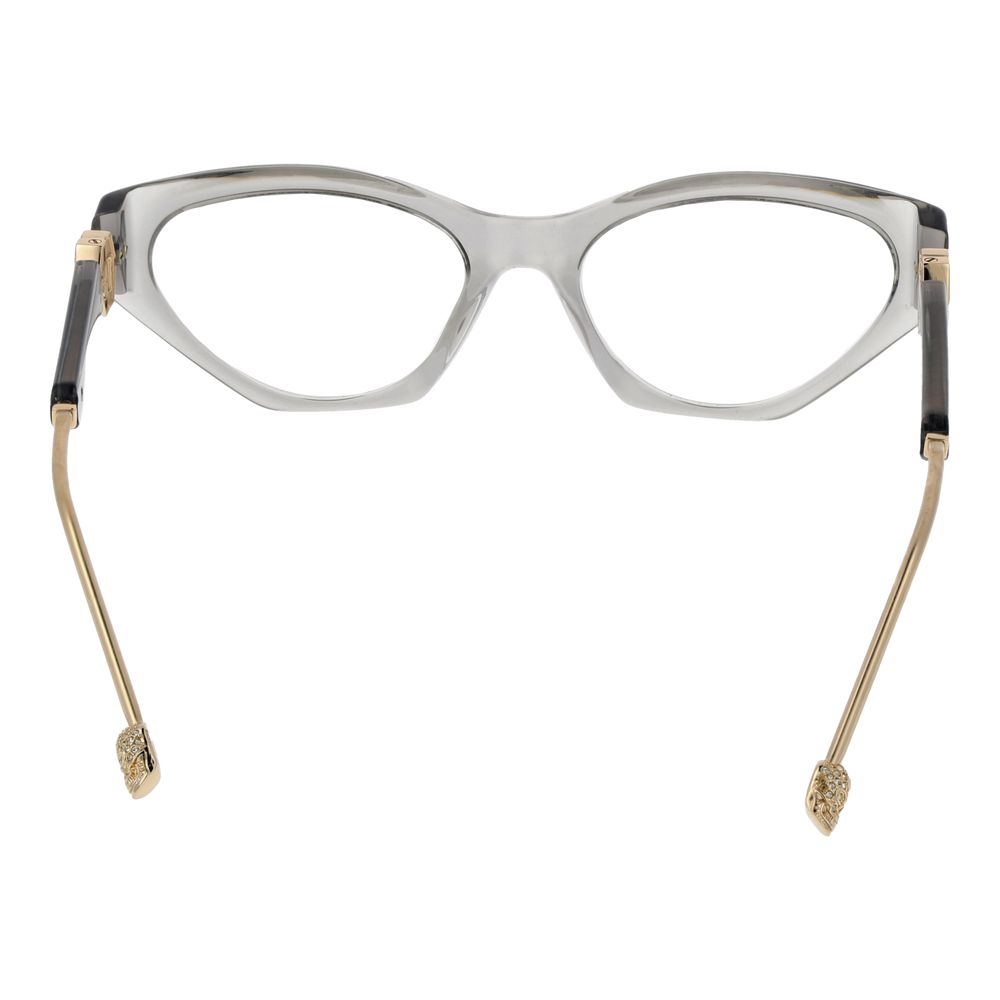 Philipp Plein Women’s Transparent Optical Frames – Cat Eye Design