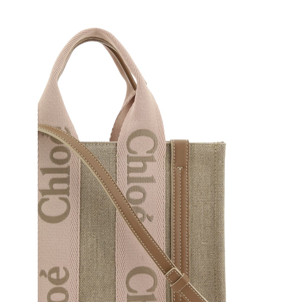 Chloé Beige Woody Handbag - Effortless Elegance