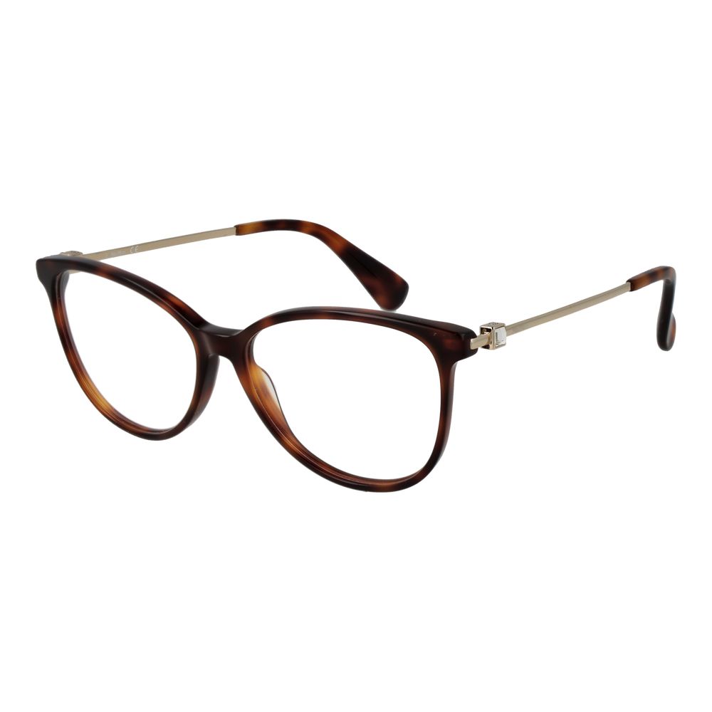 Max Mara Women’s Optical Glasses – Brown Panto Frame