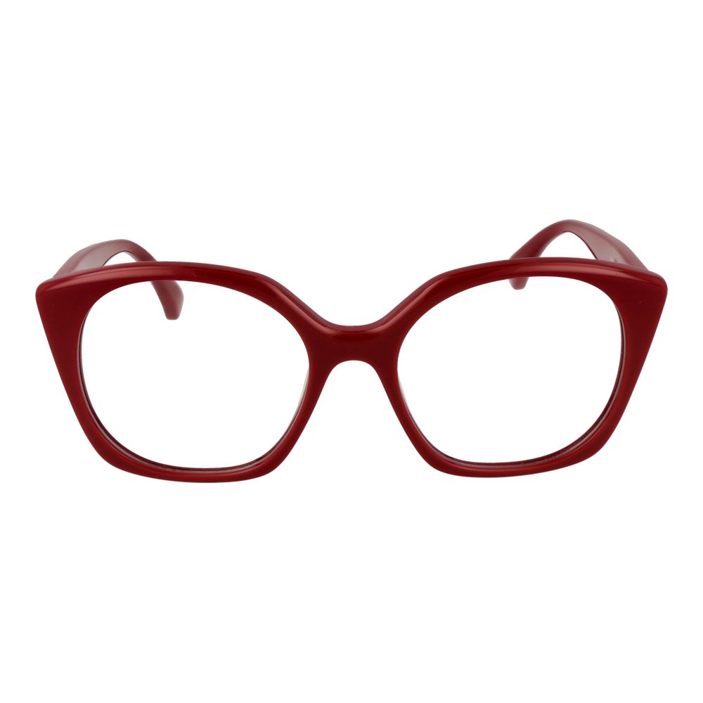 Max Mara Women’s Optical Glasses – Red Round Frame, 53mm