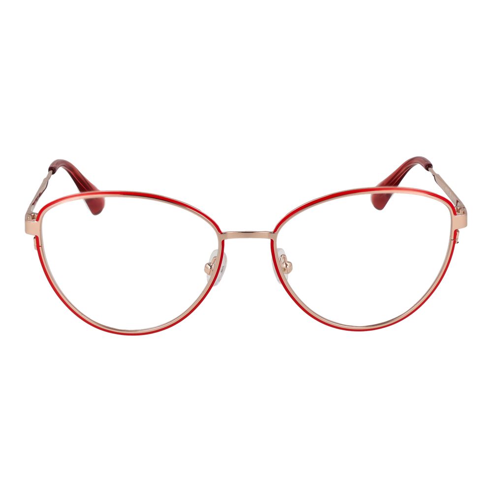 Max & Co Women’s Optical Frames – Red Round Full-Rim Design