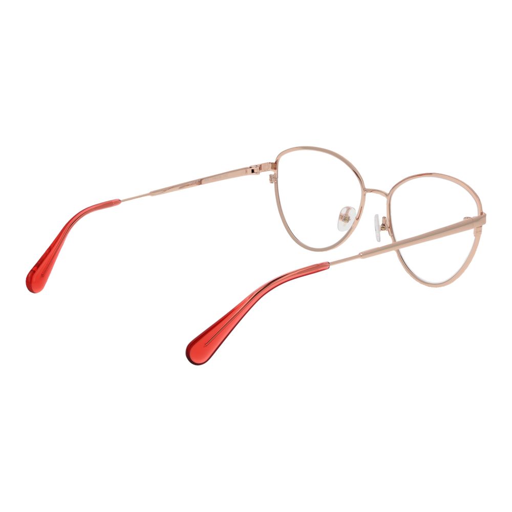 Max & Co Women’s Optical Frames – Red Round Full-Rim Design