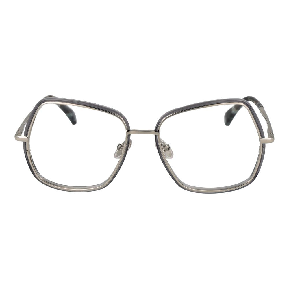 Max Mara Women’s Optical Glasses – Silver Square Frame, 55mm