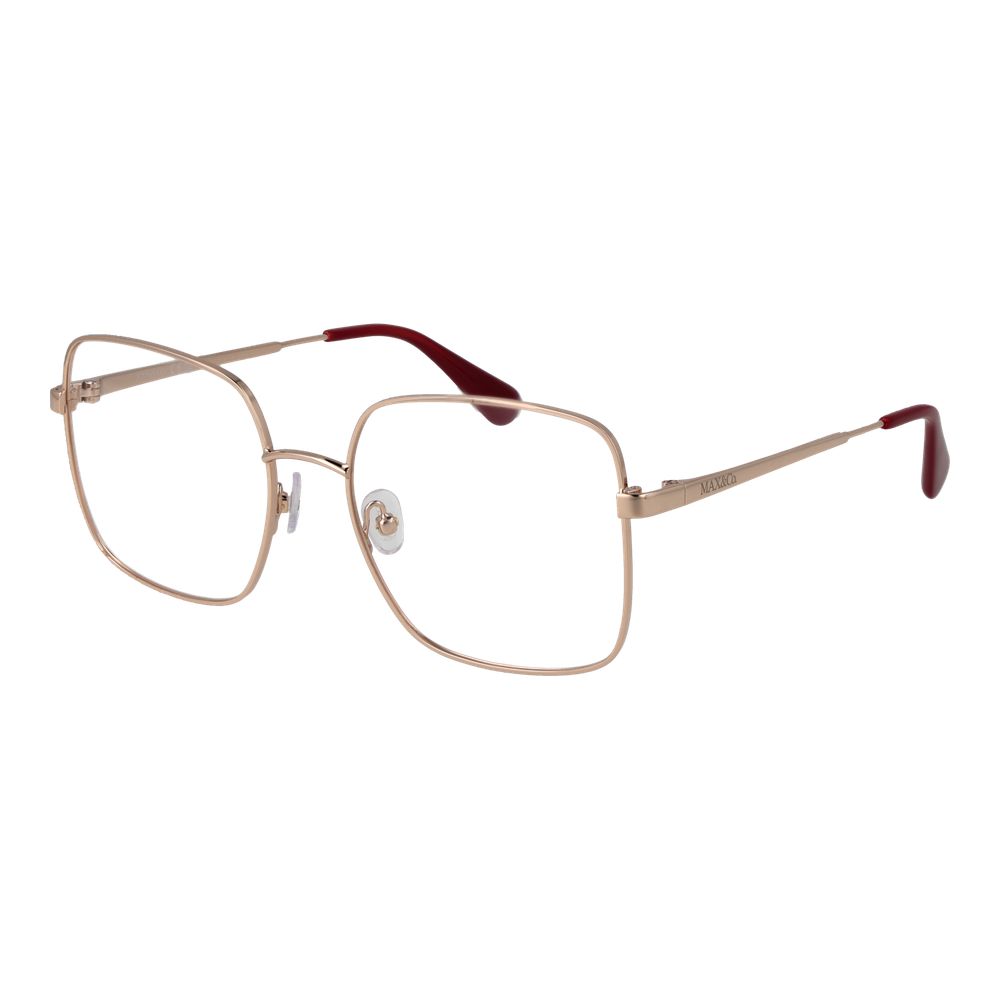 Max & Co Women's Gold Optical Glasses – Square Full-Rim Frame