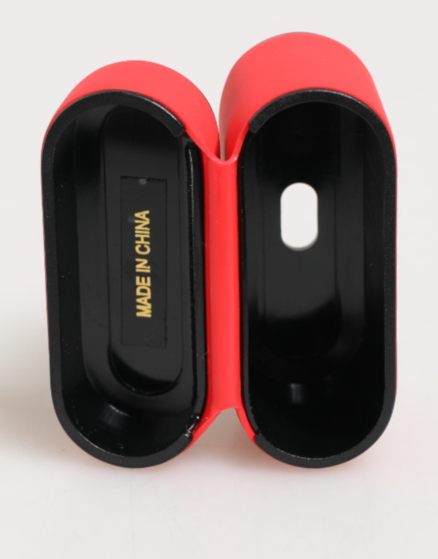 Dolce & Gabbana Red PVC DG Logo Embossed AirPods Case