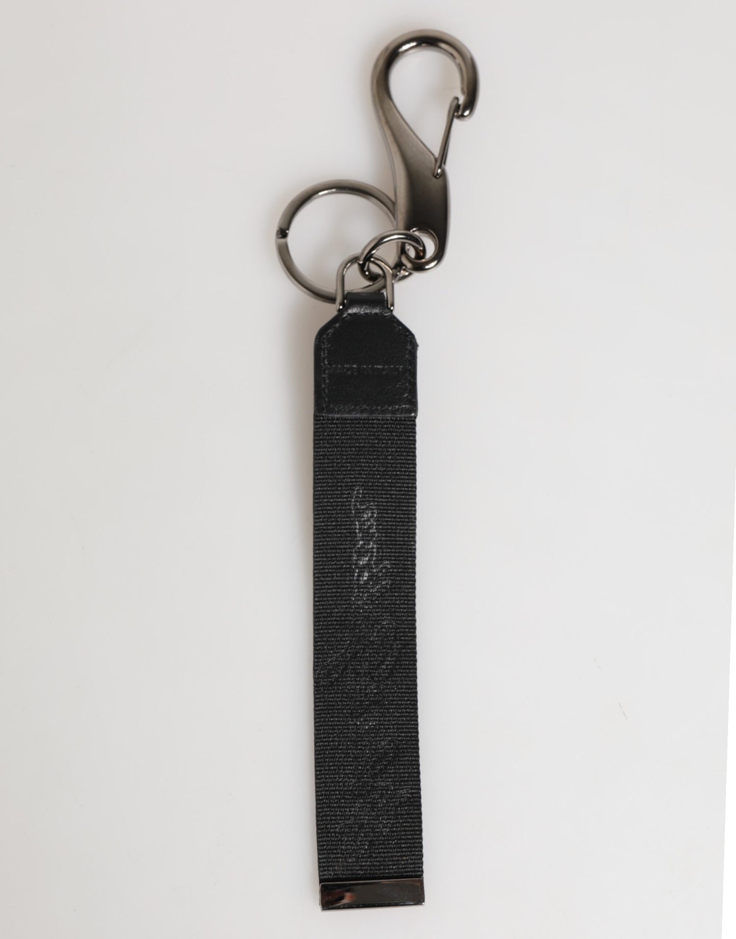 Dolce & Gabbana Black White DG Logo Keychain