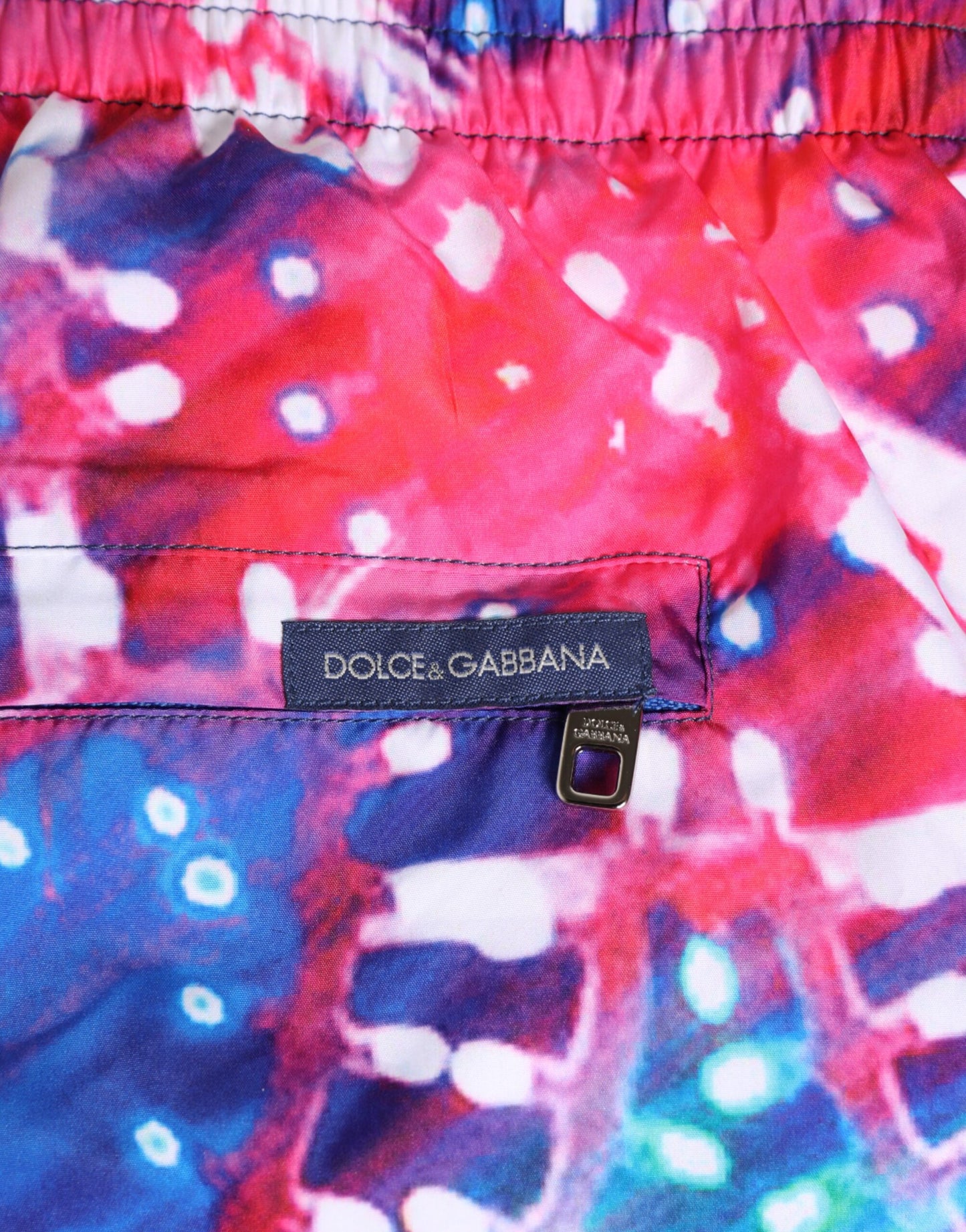 Dolce & Gabbana Multicolor Neon Print Polyester Swim Shorts