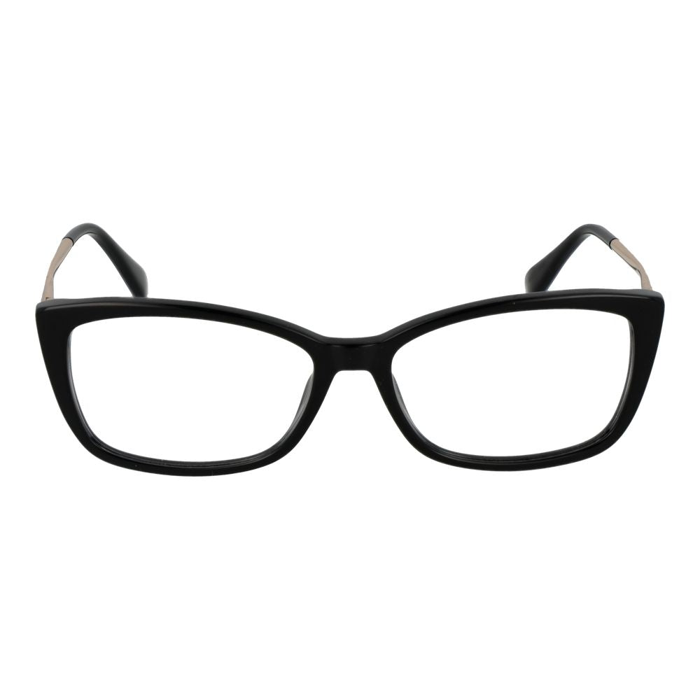 Max Mara Women’s Optical Glasses – Black Rectangle Frame