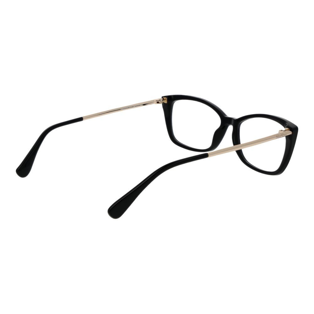 Max Mara Women’s Optical Glasses – Black Rectangle Frame
