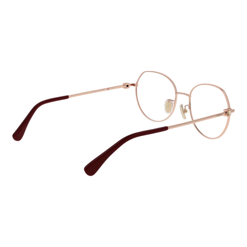 Max Mara Women’s Optical Glasses – Red Round Frame, 52mm
