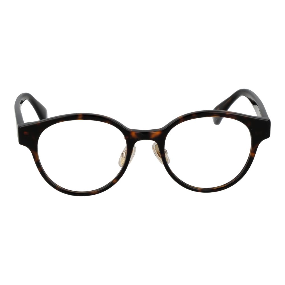 Max Mara Women’s Optical Glasses – Brown Round Frame, 49mm