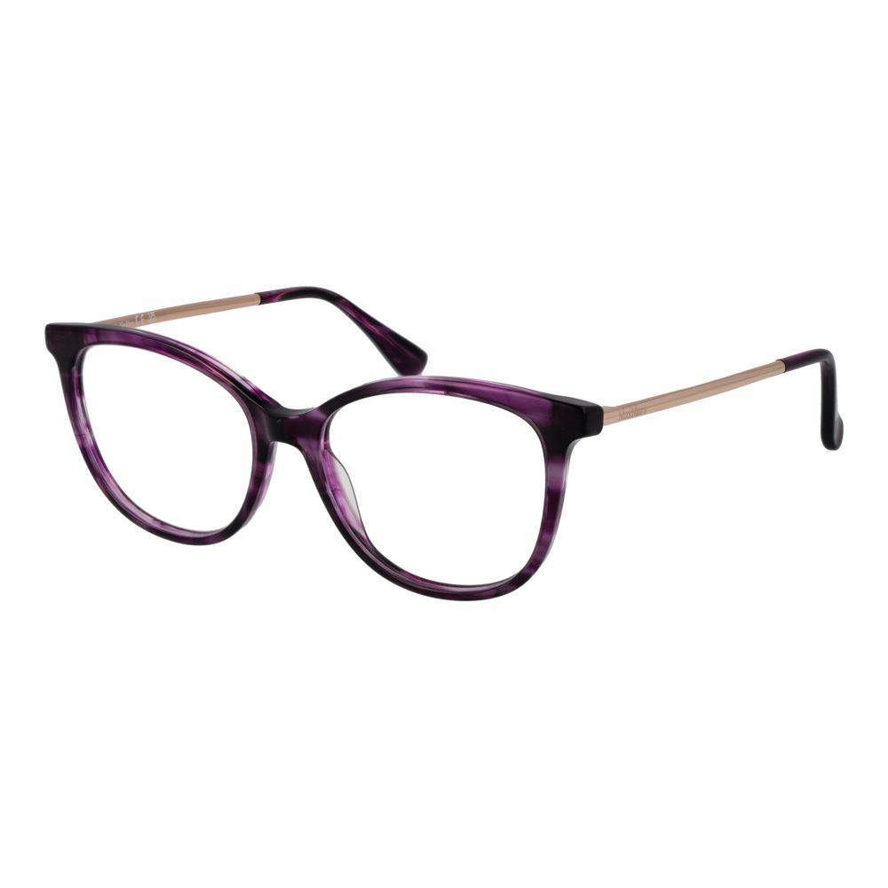 Max Mara Women’s Optical Frames – Purple Oval Frame, 52mm