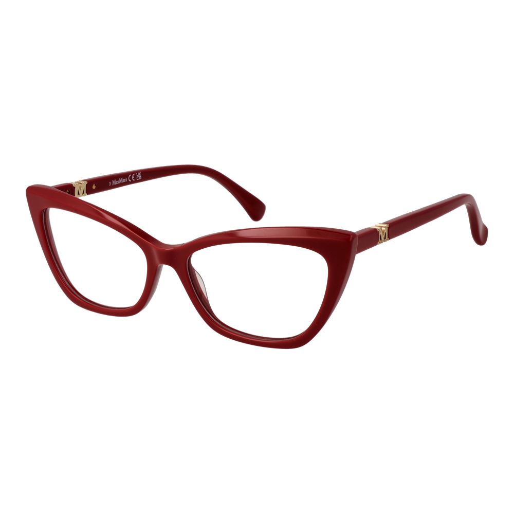 Max Mara Women’s Optical Glasses – Red Cat Eye Frame, 54mm