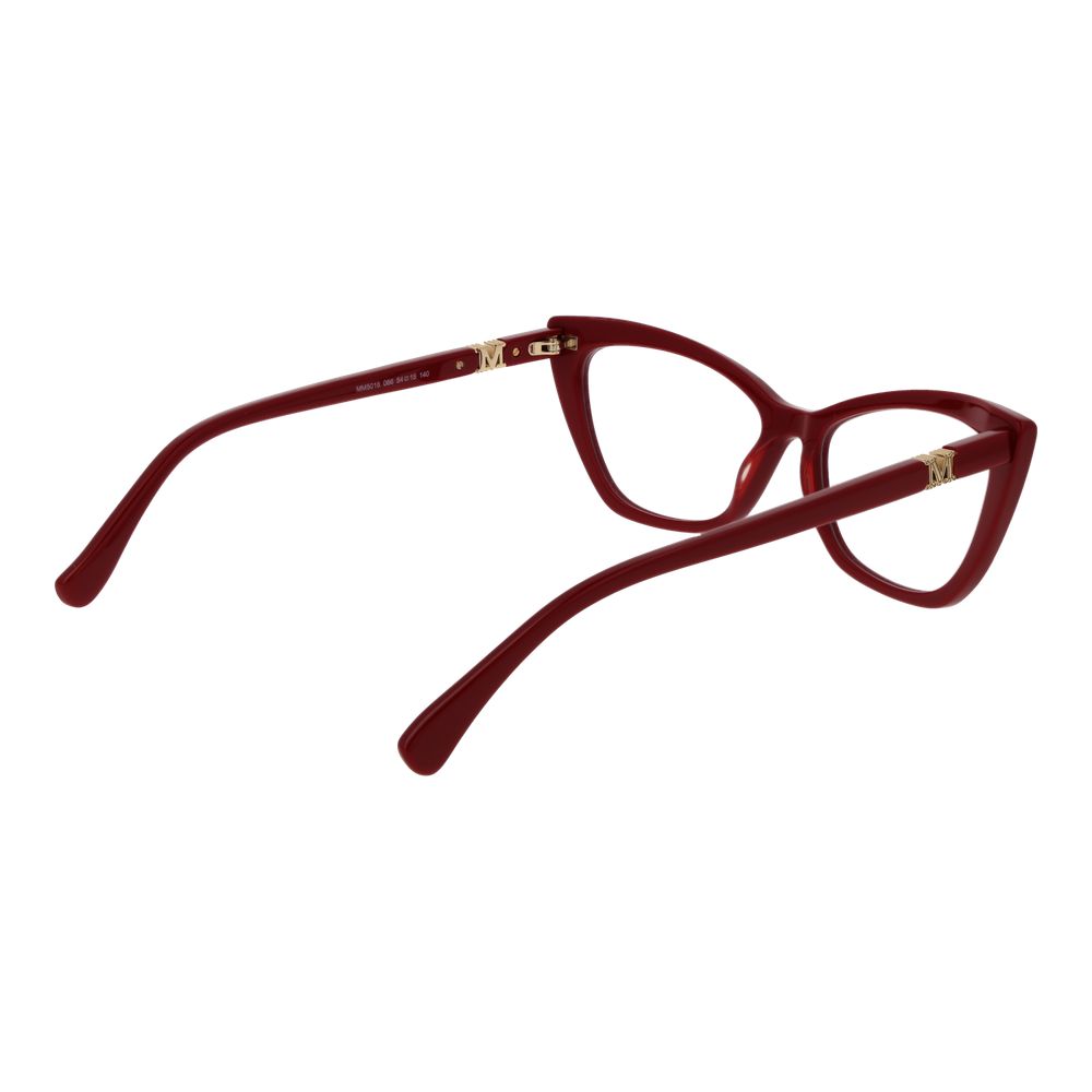 Max Mara Women’s Optical Glasses – Red Cat Eye Frame, 54mm