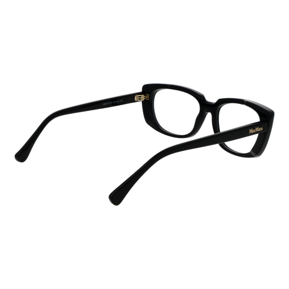 Max Mara Women’s Optical Glasses – Black Rectangle Frame