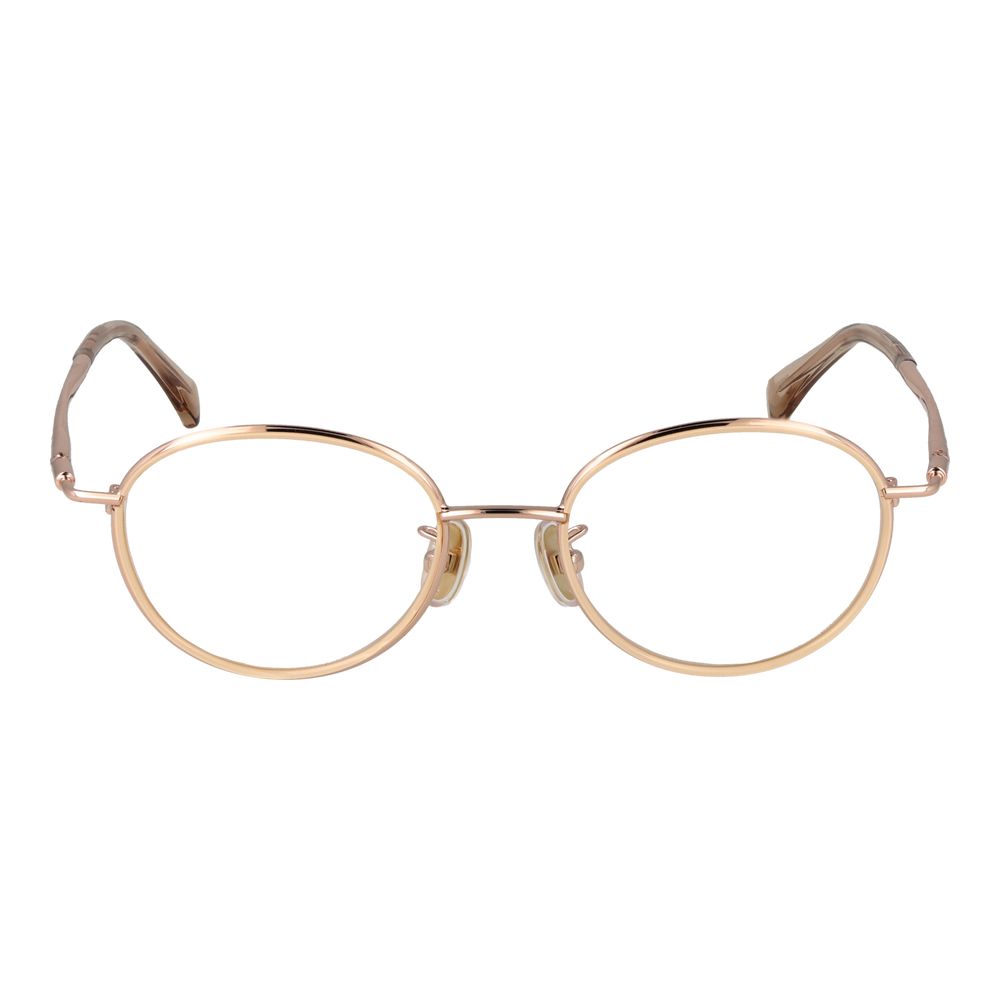 Max Mara Women’s Optical Frames – Rose Gold Round Design
