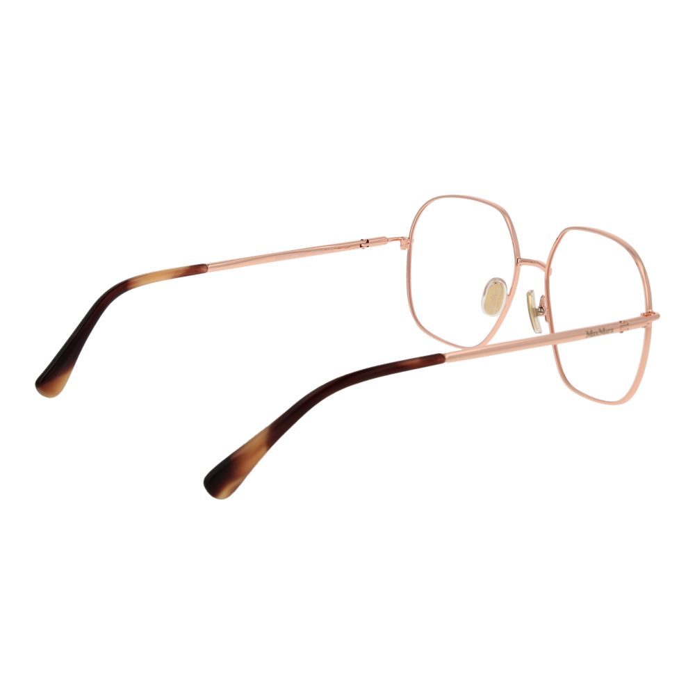 Max Mara Women's Rose Gold Optical Frames – Full-Rim Design
