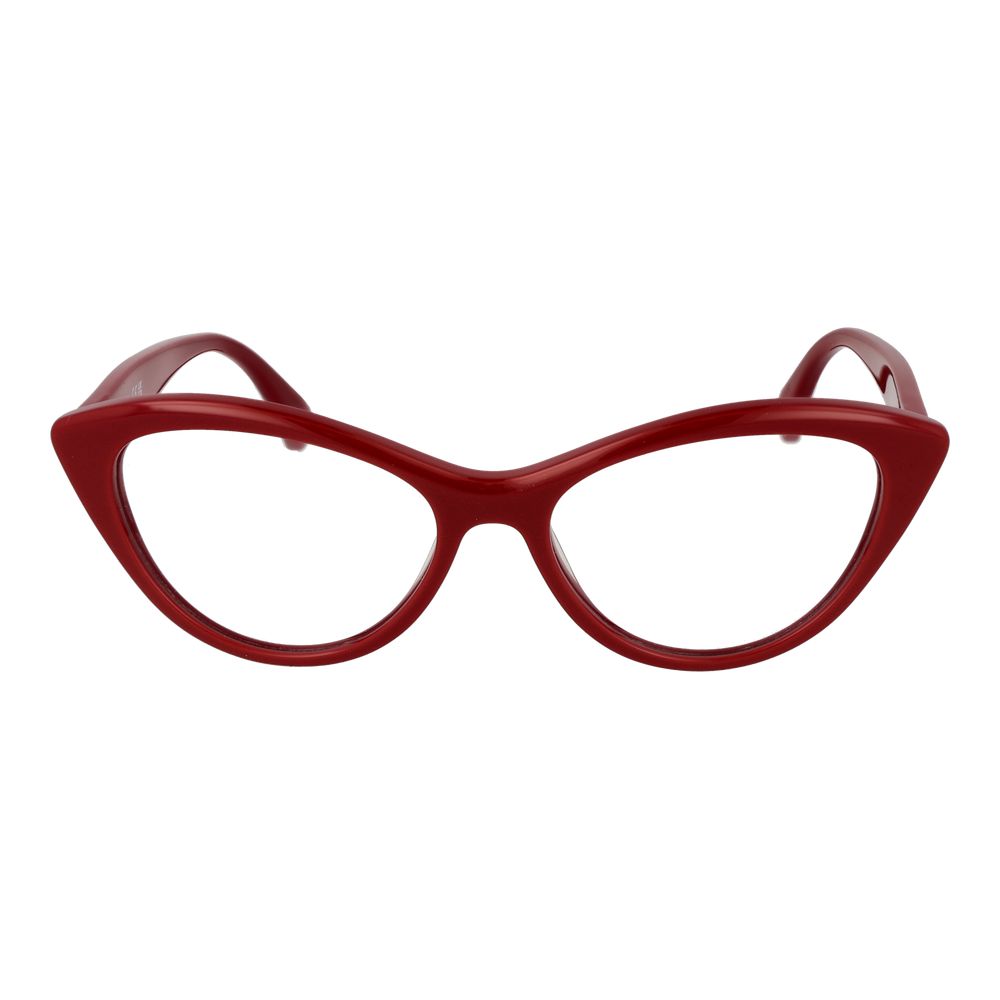 Max Mara Women’s Optical Glasses – Red Cat Eye Frame, 53mm