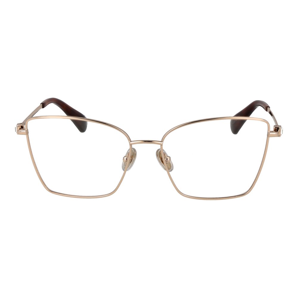 Max Mara Women’s Optical Glasses – Rose Gold Butterfly Frame