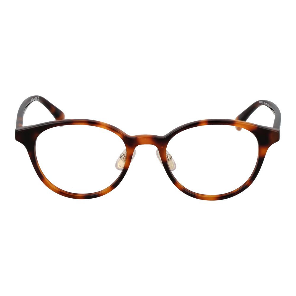 Max Mara Women’s Optical Glasses – Brown Round Frame, 49mm
