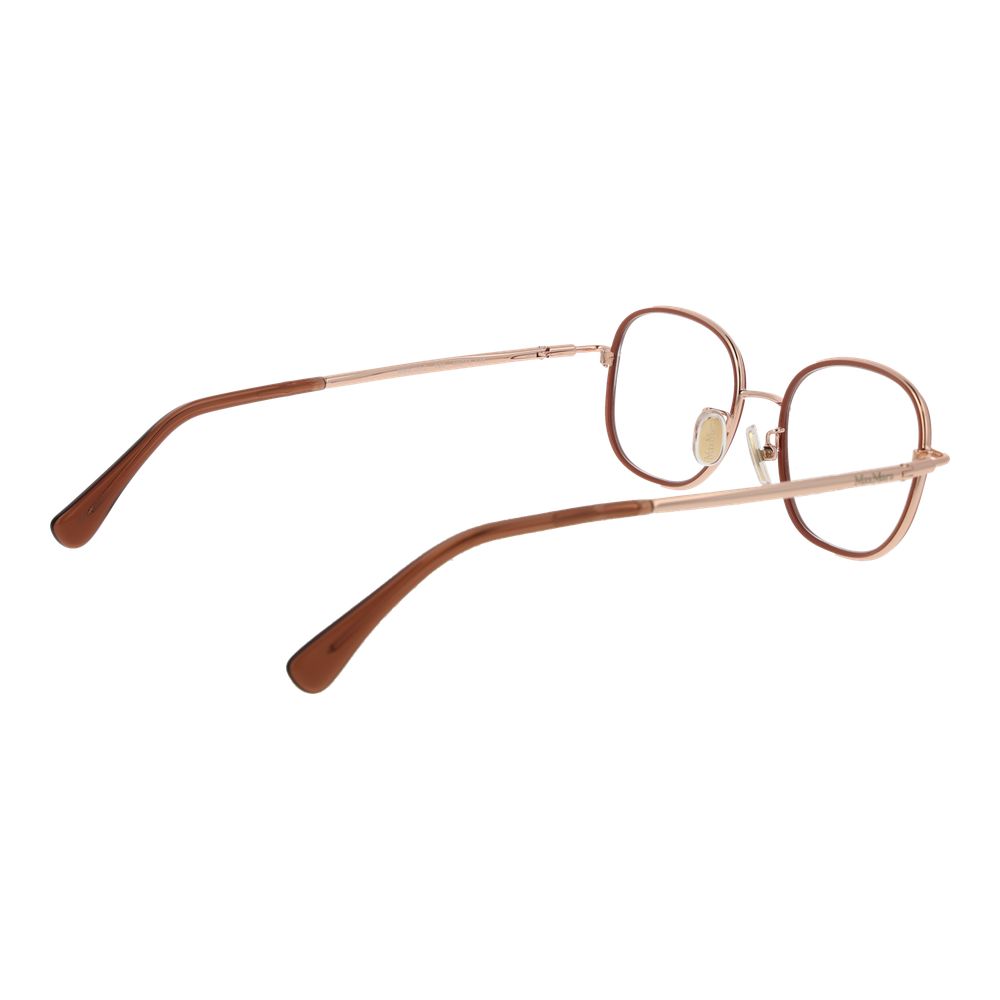 Max Mara Women’s Optical Glasses – Rose Gold Round Frame, 48mm