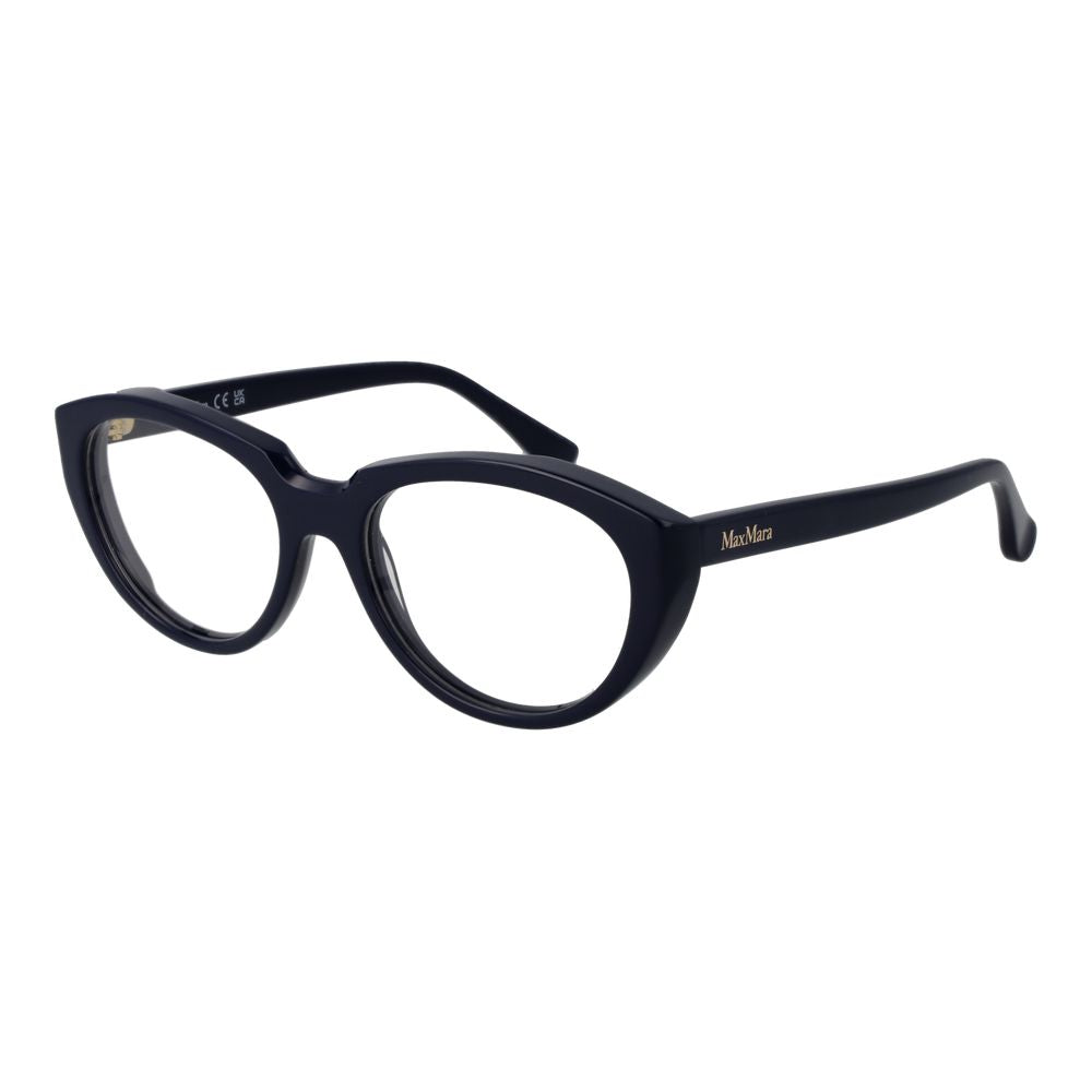 Max Mara Women’s Optical Glasses – Blue Cat Eye Frame, 53mm
