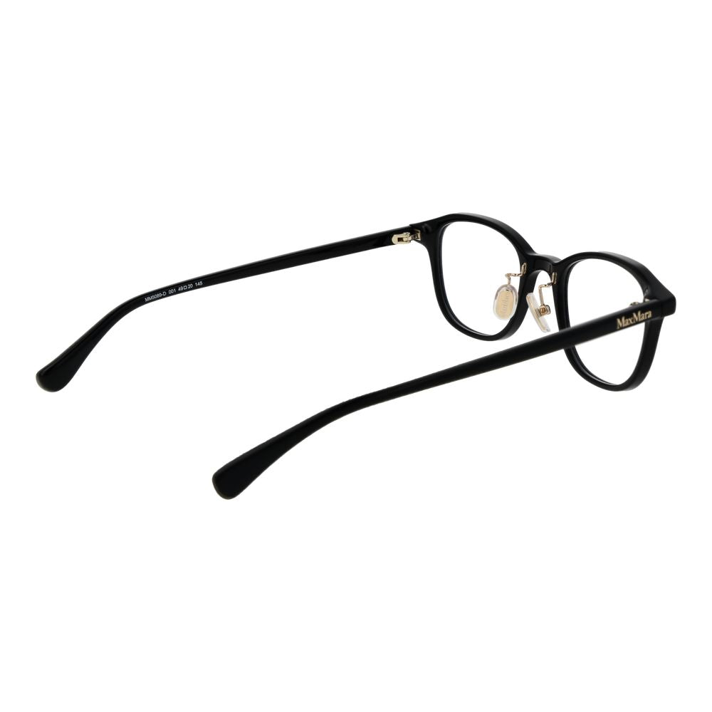 Max Mara Women’s Optical Frames – Black Square Full-Rim, 49mm
