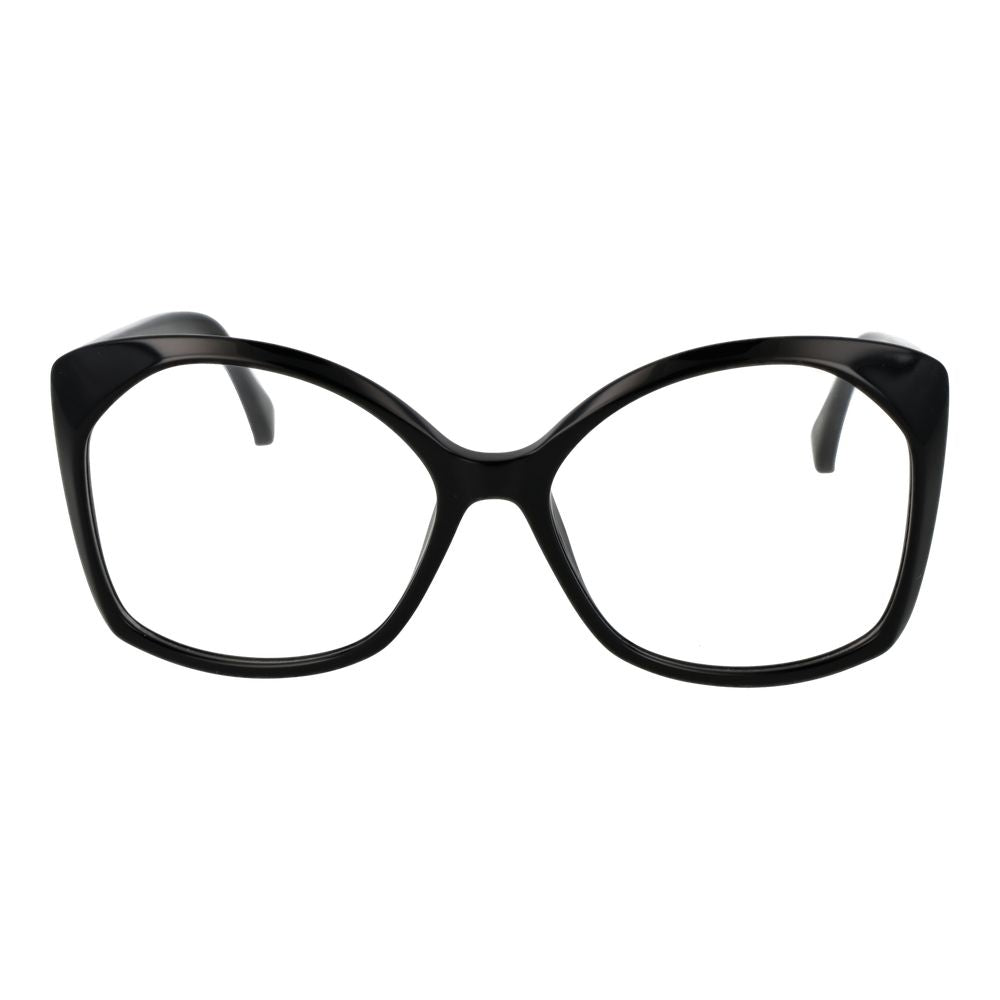 Max Mara Women’s Optical Frames – Black Rectangle Design, 57mm
