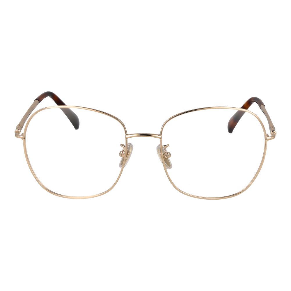 Max Mara Women's Optical Frames – Gold Full-Rim Style