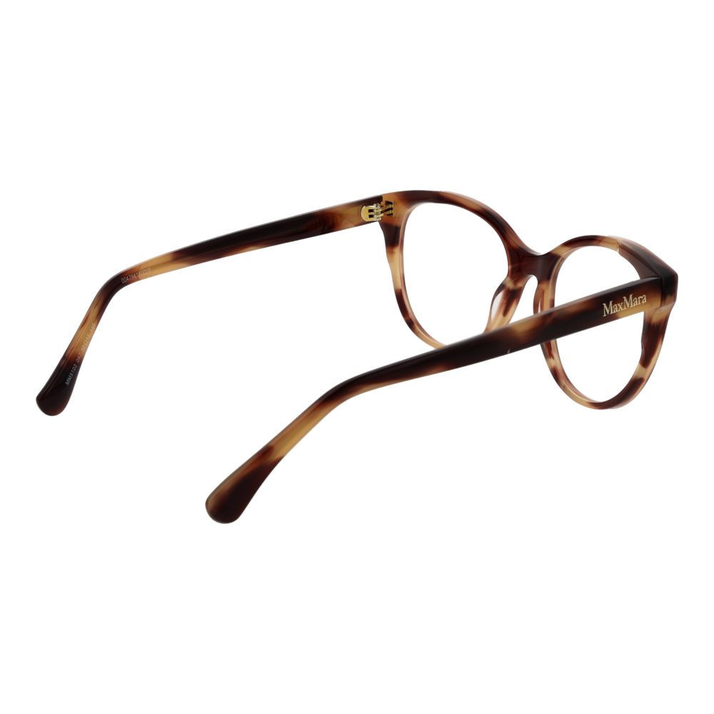 Max Mara Women’s Optical Glasses – Brown Round Frame, 52mm