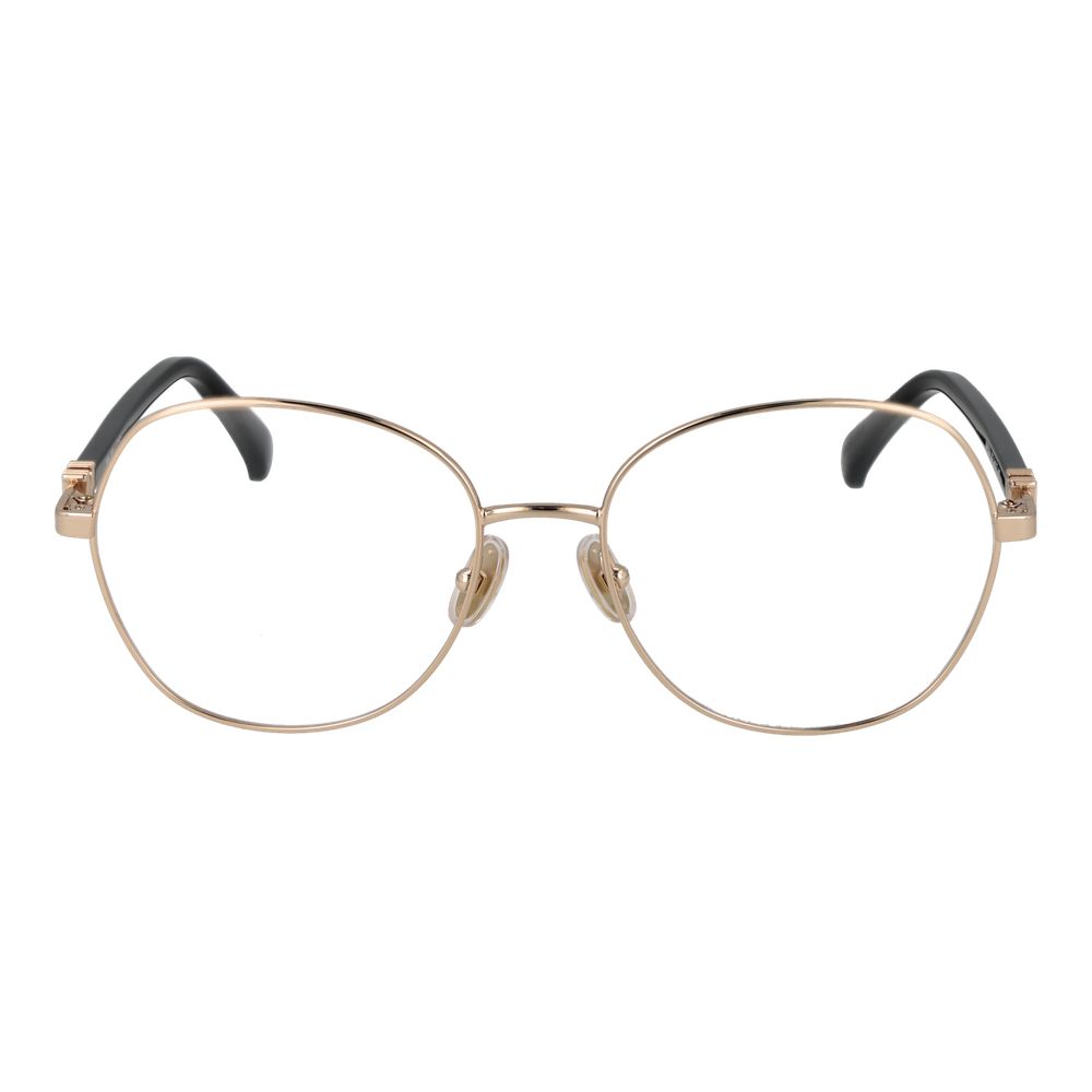 Max Mara Women’s Optical Glasses – Gold Round Frame, 54mm