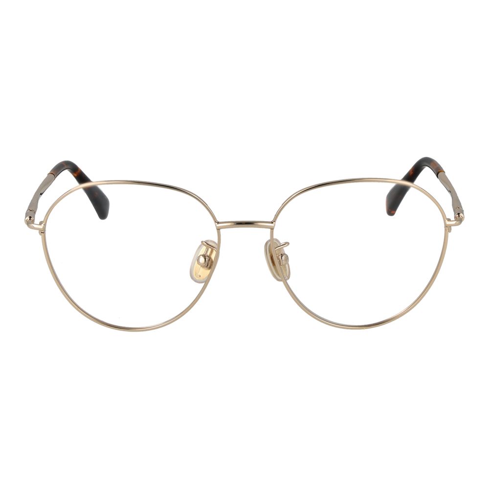 Max Mara Women’s Optical Glasses – Gold Round Frame, 54mm