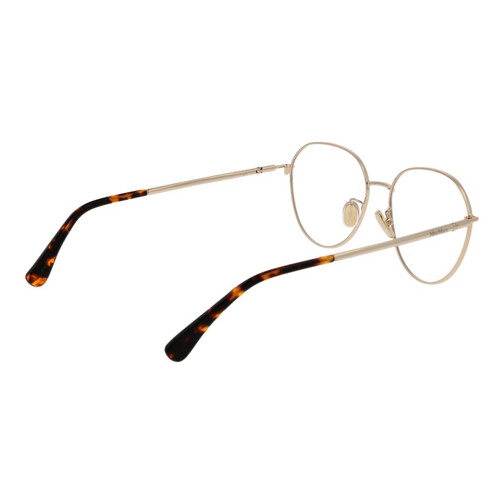 Max Mara Women’s Optical Glasses – Gold Round Frame, 54mm