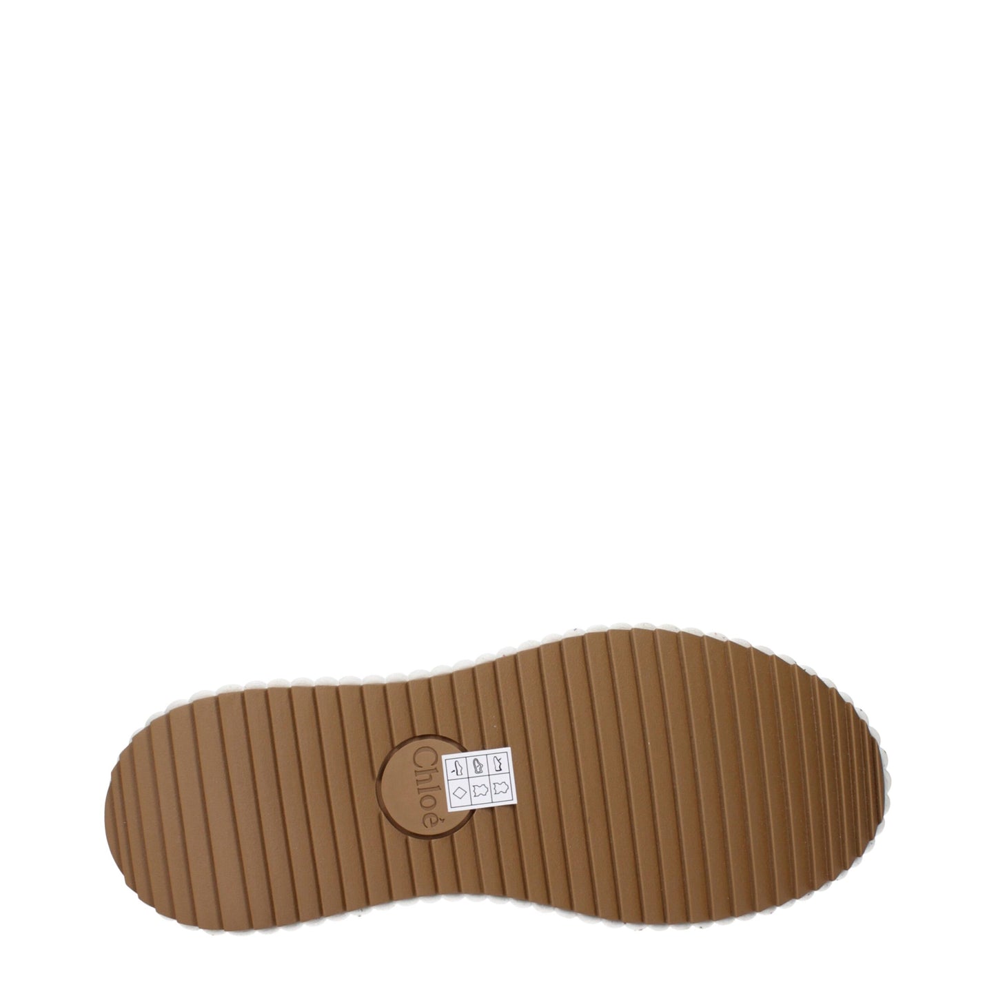 Chloé Nama Brown Leather Wedge Sandals