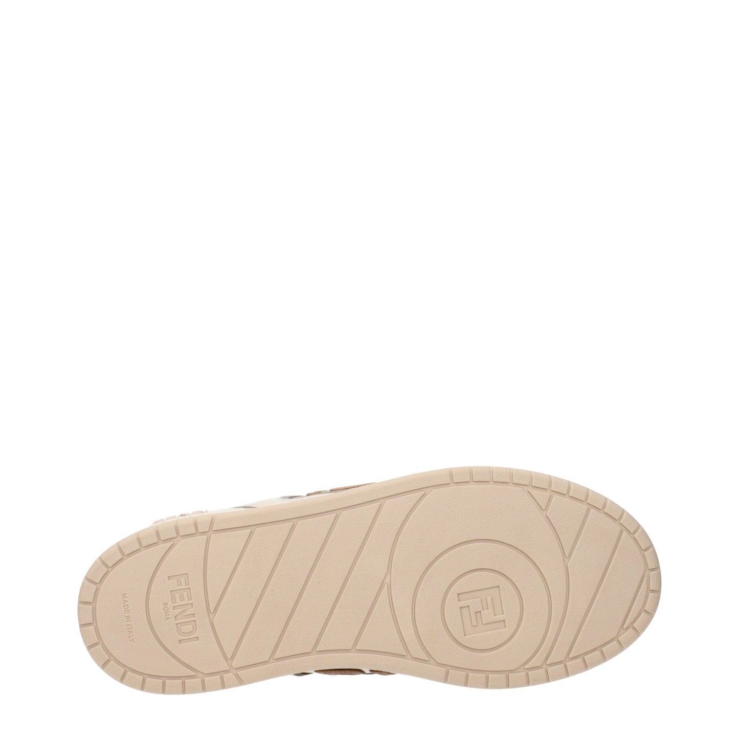Fendi Beige Leather Low Tops - A Fusion of Elegance and Innovation