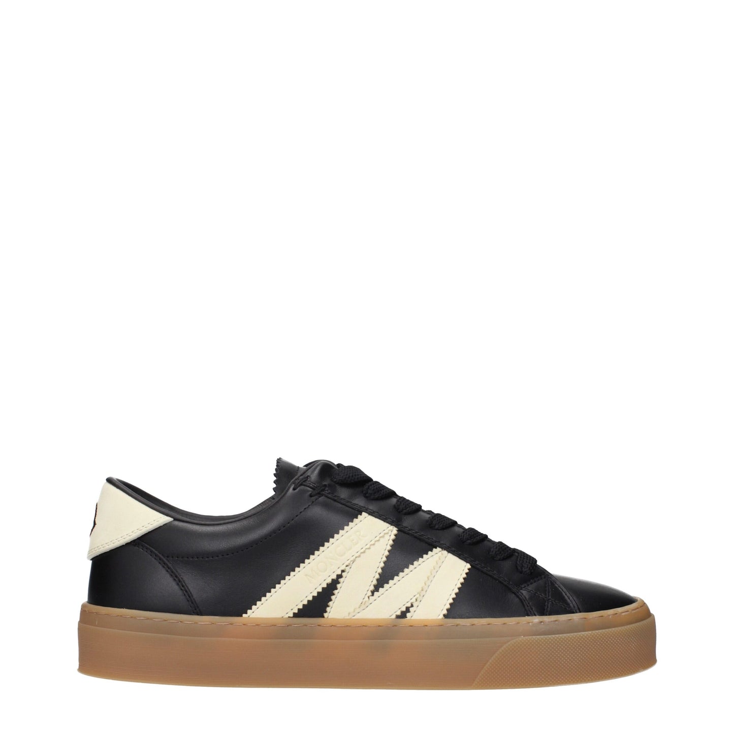 Moncler Black Leather Low Tops – Iconic Luxury Sneakers