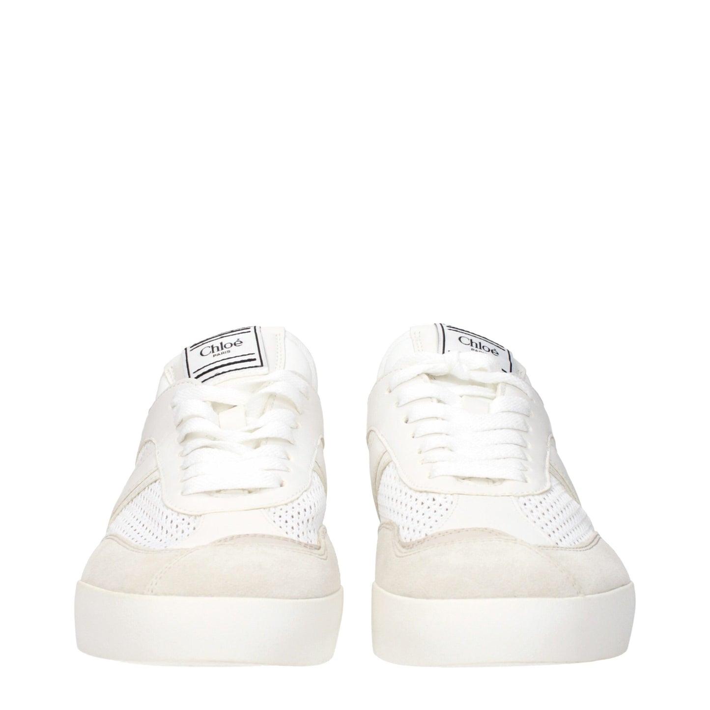 Chloé White Kick Low Top Trainers for Women