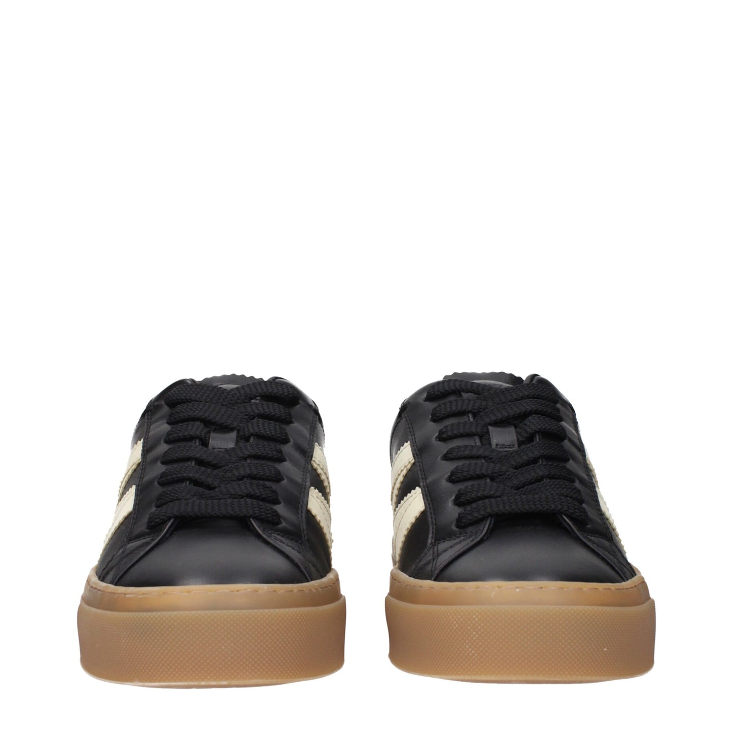 Moncler Black Leather Low Tops – Iconic Luxury Sneakers