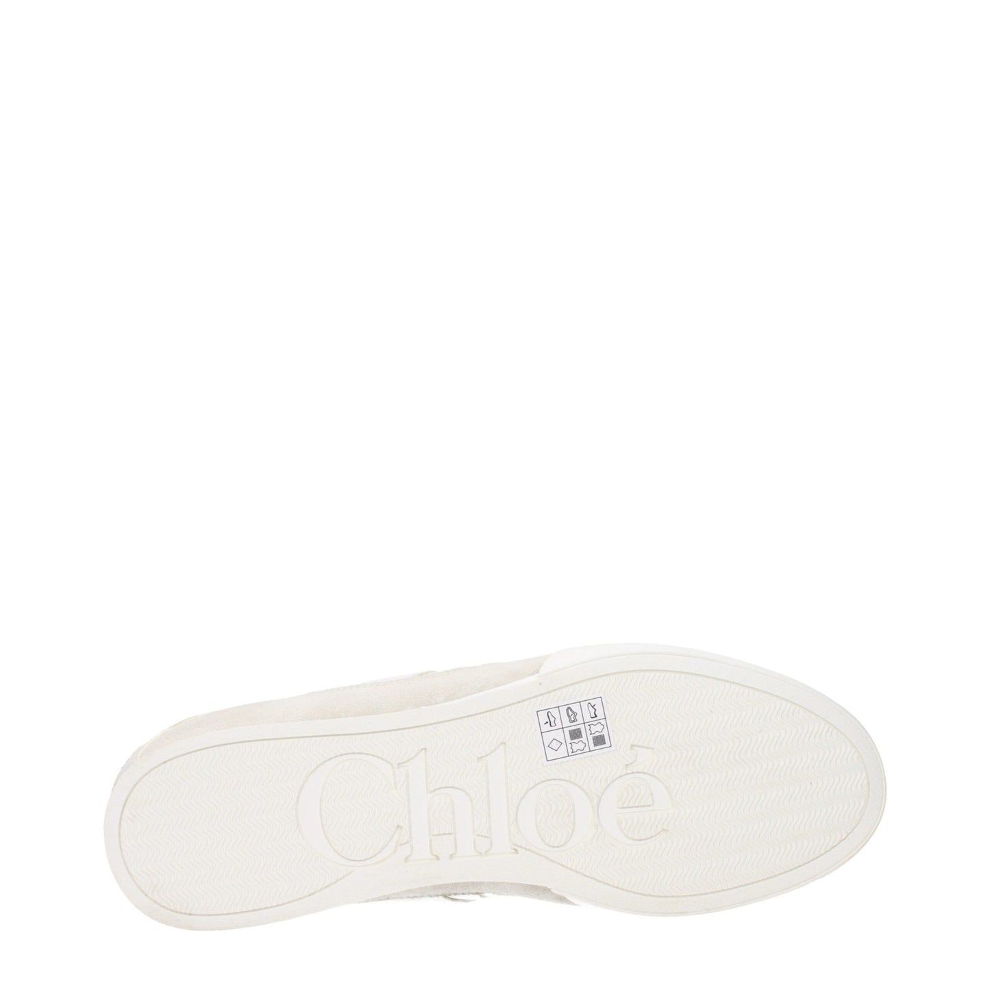 Chloé White Kick Low Top Trainers for Women
