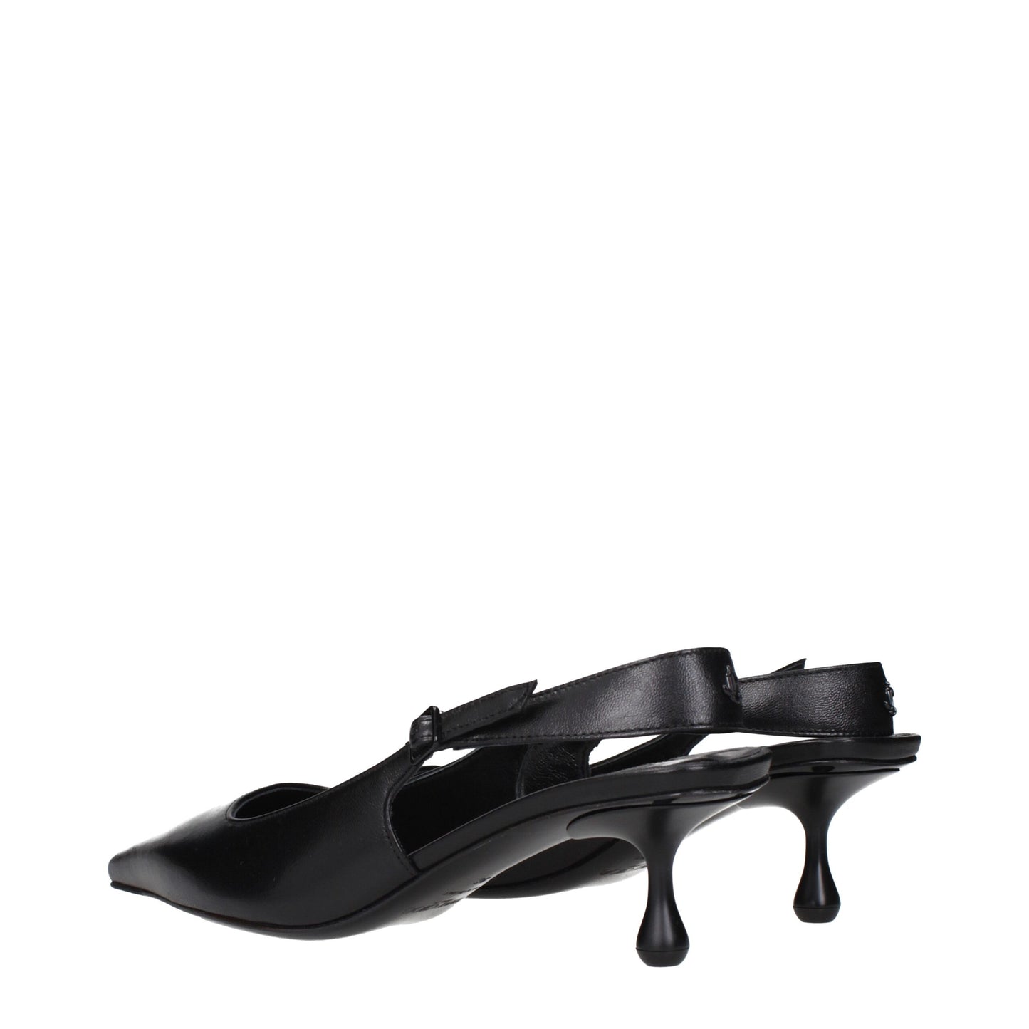 Jimmy Choo Black Leather Flat Sandals - Classic Elegance