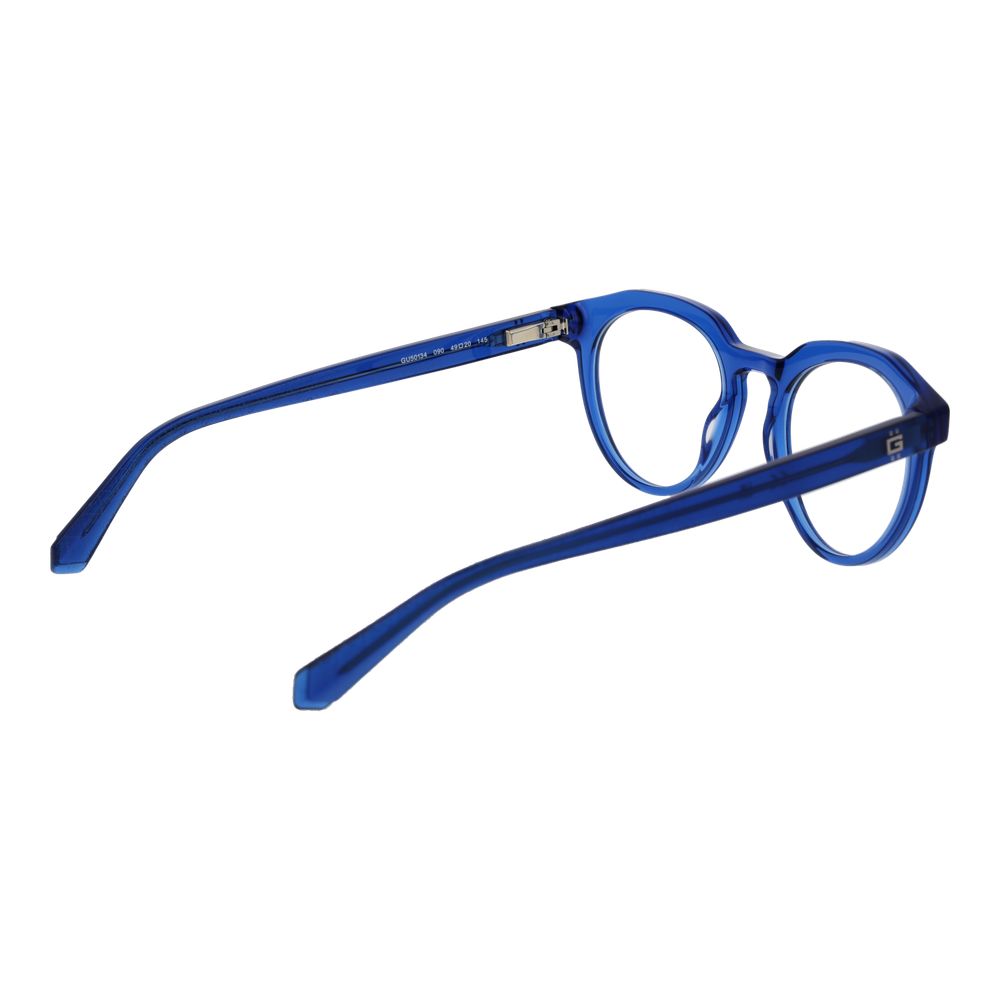 Guess Men’s Optical Glasses – Blue Round Frame