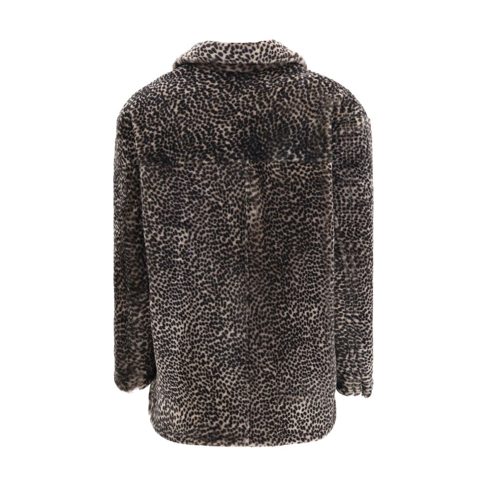 Salvatore Santoro Spotted Patterned Fur Jacket
