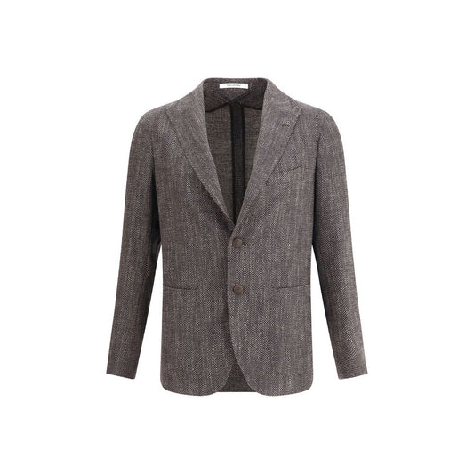 Tagliatore Herringbone Patterned Blazer