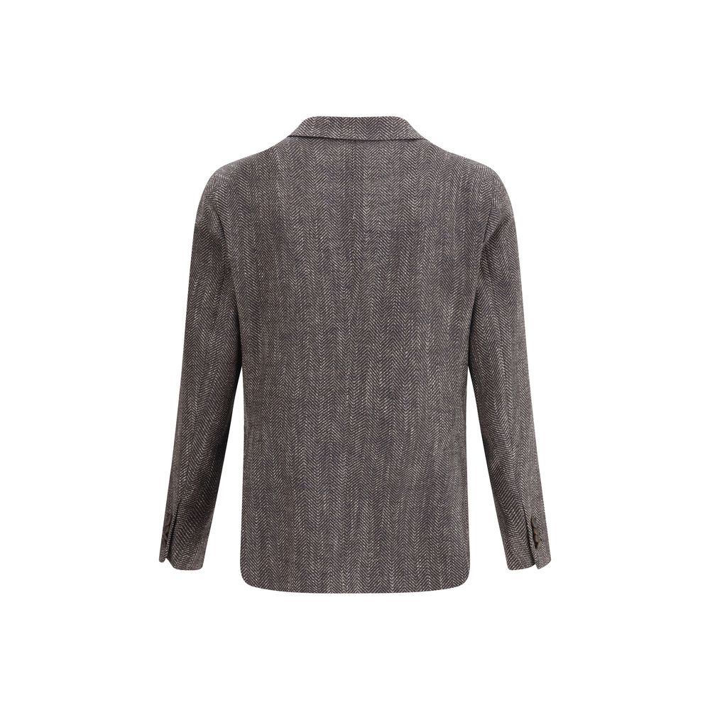 Tagliatore Herringbone Patterned Blazer