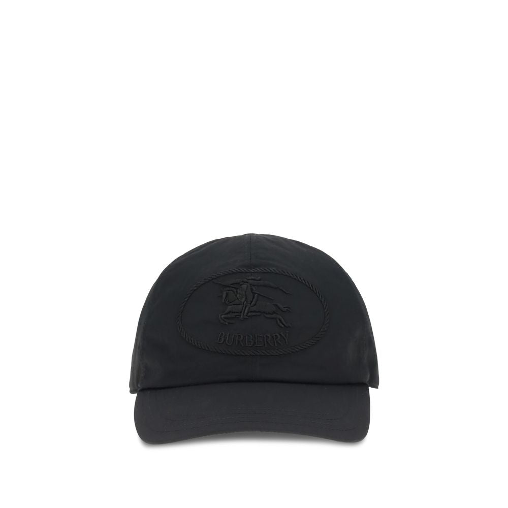 Burberry Knight Stamp Gabardine Baseball Cap