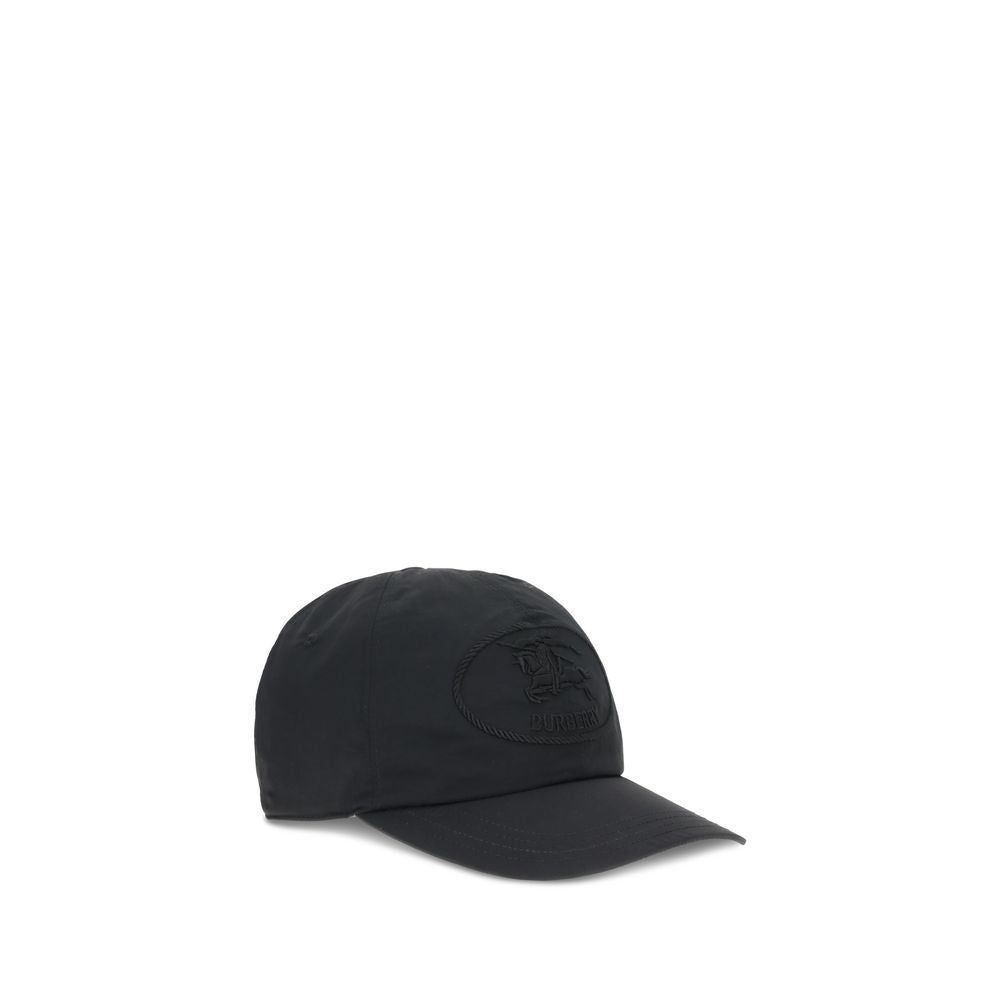 Burberry Knight Stamp Gabardine Baseball Cap