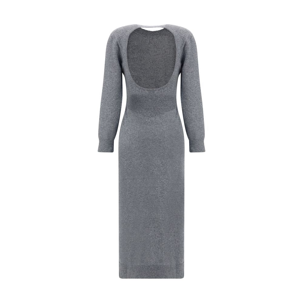 Givenchy Grey Cashmere Knit Maxi Dress