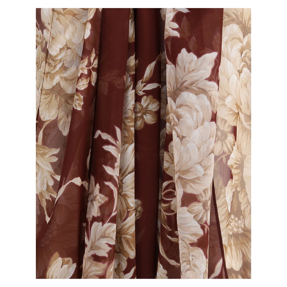 Dolce & Gabbana Silk Chiffon Floral Shirt