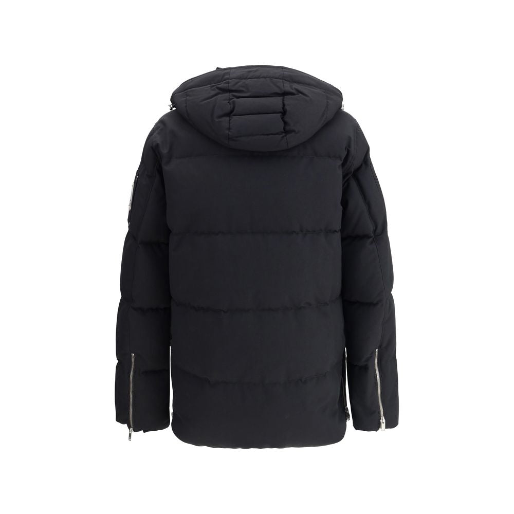 Moose Knuckles Black Original 3Q Neoshear Down Hooded Jacket for Men